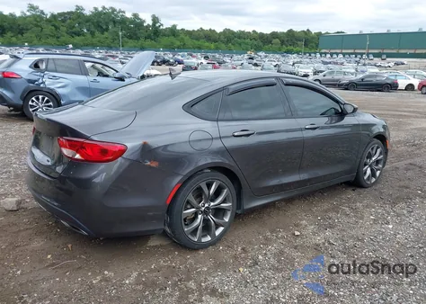 2015 Chrysler 200 S z USA, uszkodzony, nr VIN 1C3CCCDG9FN687007